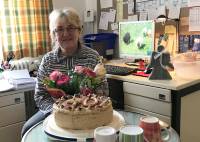 Pfarrsekretärin Gerlinde Rothert feiert 40jähriges Dienstjubiläum